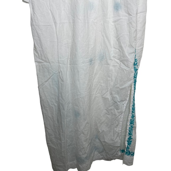 Vintage Style Ibiza Embroidered Maxi Dress Boho Hippy cotton Size S/M - Picture 11 of 11